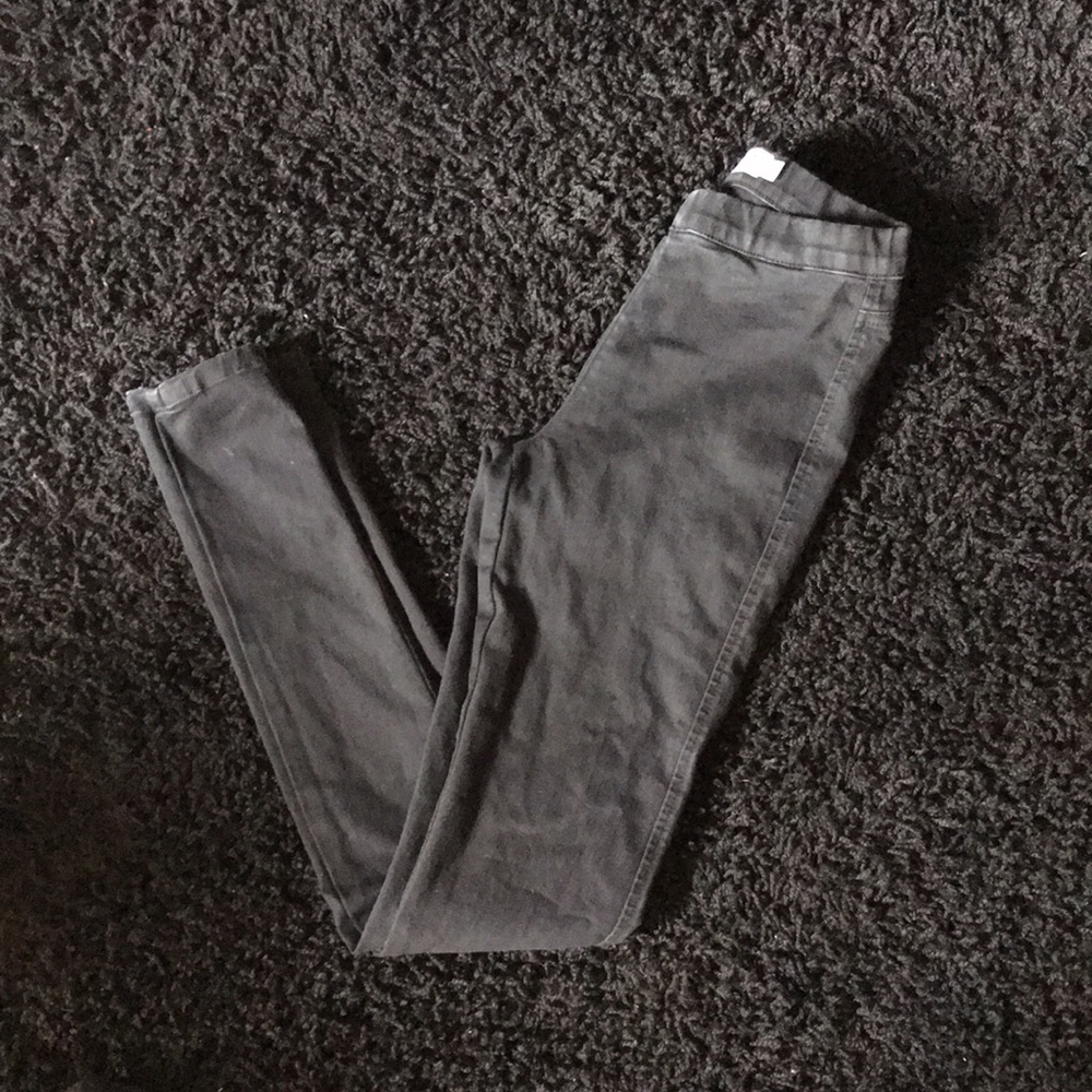American apparel charcoal gray jeggings
